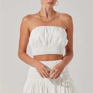 ASTR THE LABEL ALANI CROPPED TUBE TOP